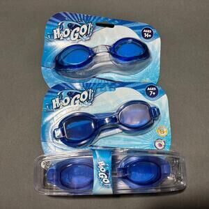 H20 GO! 3 Pairs of Water Goggles Ages 7+  14+ Adult Blue NEW